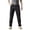 Black, variant on ENCCRWIN Men's Versatile Multi-Pocket Work Pants, Solid Color Design, Relaxed Fit Suitable for Casual Fashion, Outdoor Tasks, and Leisure Wear,Army Green 30