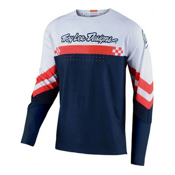 Jersey Se Ultra Factory - White / Navy Tld Troy Lee Designs Se Ultra