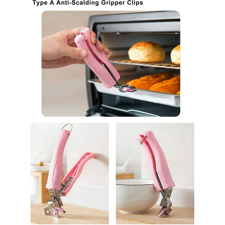 Stainless Steel Anti-Scalding Hot Bowl Dish Plate Gripper Clips