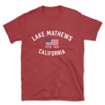 thumbnail image 1 of Lake Mathews California Patriot Men's Cotton T-Shirt, 1 of 1