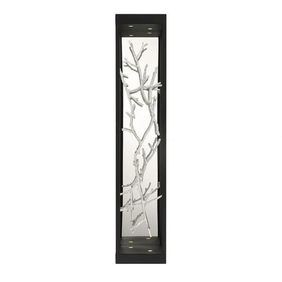 Eurofase 38639-029 Aerie 30 in. Silver & Black Mix Outdoor Wall Sconce
