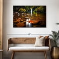 thumbnail image 3 of Elephant Stock Punch Bowl Waterfall Wall Art - Horizontal Canvas Wall Art - Living Room Wall Decor - Nature Canvas - Brown And Green Decor - 45" x 30", 3 of 8