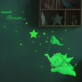 thumbnail image 4 of LAMIRO Cartoon Elephant Wall Decals Cute Balloons Flying Animals Wall Stickers Stars Removable Diy Wall Decor for Kids Girls Baby Bedroom Classroom Nursery Home Decoration Luminous, 4 of 4
