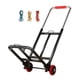 thumbnail image 4 of de mano plegable, asa ajustable, carrito plegable, duradera, se pliega hasta quedar plana Tubo Rueda PU 28mm Cola Carro de equipaje plegable, 4 of 8