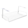 thumbnail image 3 of Raindrops  Cable Management Basket under Desk Organizer Charging Large Wire Storage White, 3 of 8