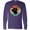 Purple, variant on Inktastic Drum Set Retro Drummer Sunset Long Sleeve T-Shirt