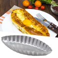 thumbnail image 3 of D-GROEE 10Pcs Boat Shaped Egg Tart Molds For Baking, Cupcake Cake Muffin Mold Aluminum Alloy Pan Baking Tool Non Stick, 3 of 8