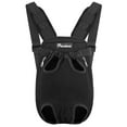 thumbnail image 1 of Pawaboo Mochila transportadora para mascotas, ajustable, frontal para mascotas, mochila transportadora para perros y gatos, bolsa de viaje, con las piernas afuera, fácil de ajustar para viajar, sender, 1 of 5