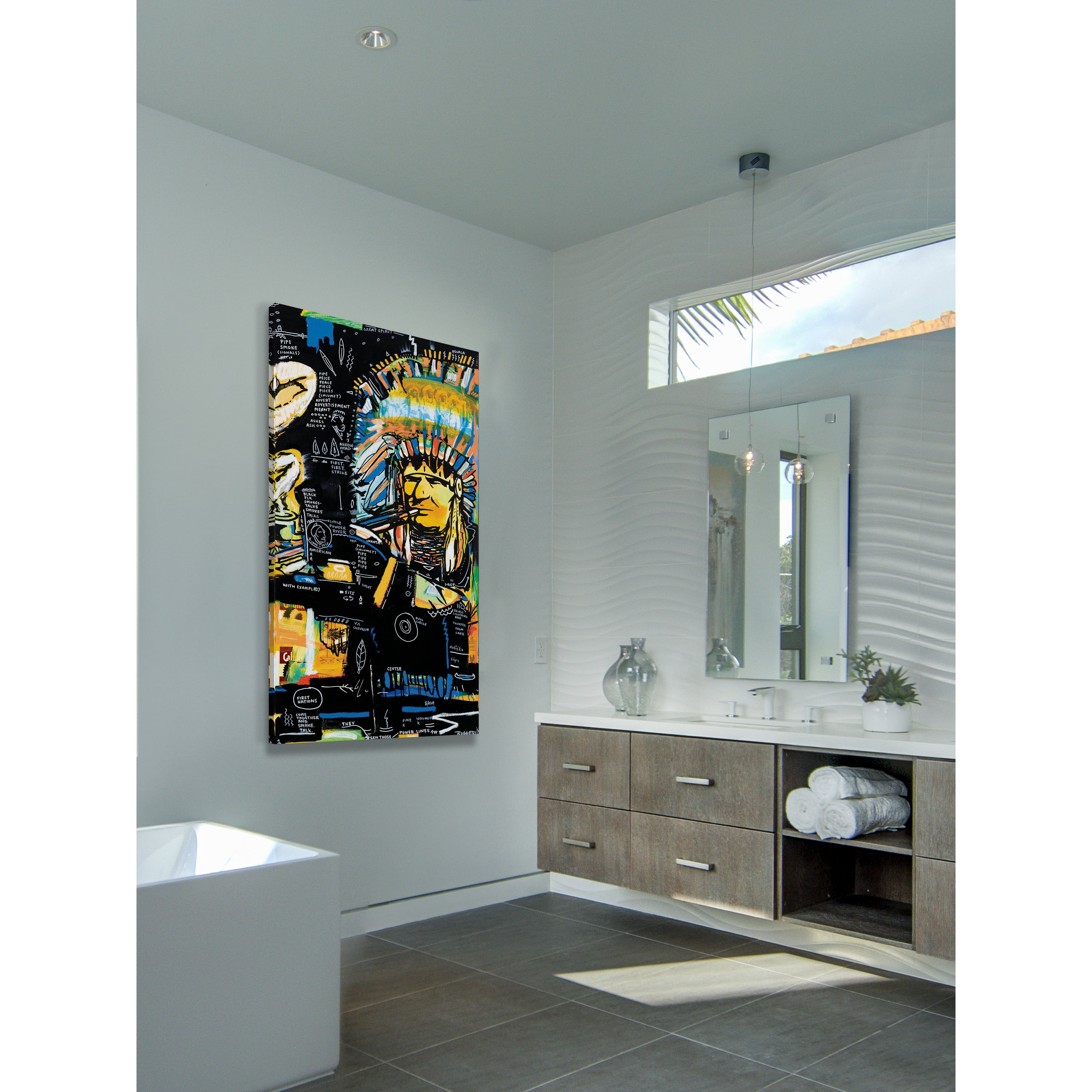 Marmont Hill Inc Marmont Hill 'Calumet 2' Canvas Art - Multi-color