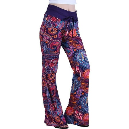 

Women s Comfy Print Pajama Pants Stretch Drawstring Palazzo Lounge Wide Leg Pant