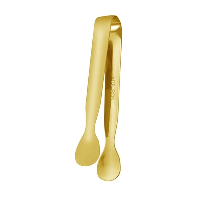 Kitchen aid Small Tongs, 4.25Inch Stainless Steel Small Tongs For Serving Food, Durable Kitchen Metal Tongs For Ice, Toaster, Desserts, Appetizers And Charcuterie Board