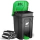 thumbnail image 1 of Bote de basura para excrementos de perro Uppcasir de 20 litros y 5 galones con tapa y 100 bolsas, 1 of 7