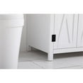 thumbnail image 5 of Elegant Decor Grant 36" MDF Wood & Stone Bathroom Vanity with Backsplash - White, 5 of 8