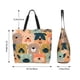 thumbnail image 5 of Balery Colorful Dogs Bolsa Tote Estilo Estético con Cremalleras, Bolsa de Hombro, Bolsa de Compras Grande y Plegable, 5 of 8