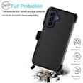 thumbnail image 2 of Galaxy A17 5G Case,Takfox Samsung Galaxy A17 5G Holster Phone Case with Built-in Screen Protector Swivel Belt Clip [3 Layers] Heavy Duty Full Body Protection Shockproof Kickstand Cover - Black, 2 of 7