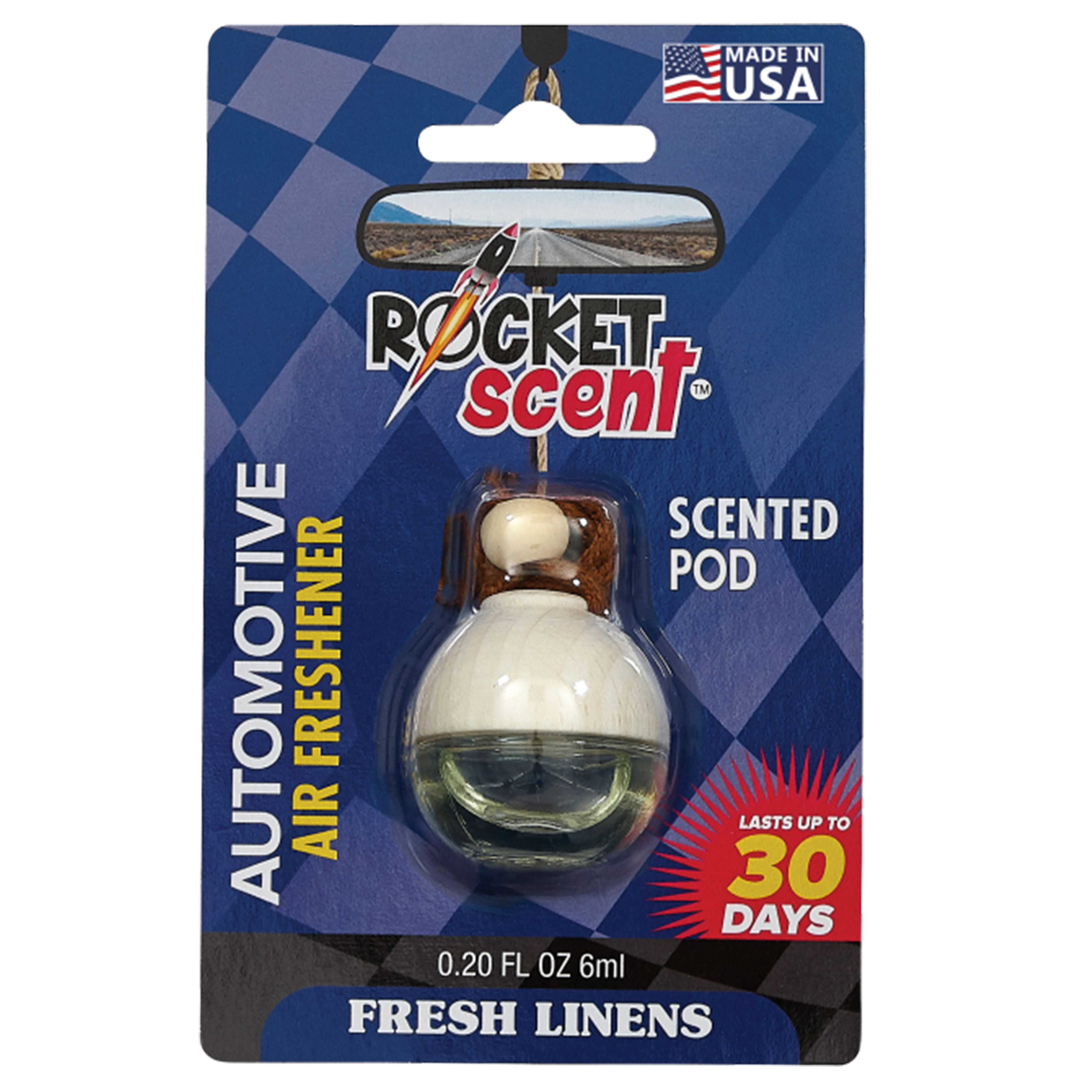 ROCKET SCENT :: Blister Packs :: New Car Scent Rocket Scent Hanging Pod -  Home Fragrance Products For Wholesale