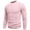 ☪307-Pink, variant on Men's Casual Solid Color Long Sleeve Crew Neck Stretchy Knit Base Layer Warm Pullover Sweater Turtleneck Sweater Red M