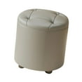 thumbnail image 4 of simhoa Petit Pouf Rond Repose-Pieds Tabouret Stable pour Chambre de Bébé Entrée Chambre Gris, 4 of 8