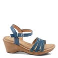 thumbnail image 2 of Patrizia Women's ZINOVIA Braided Strap Wedge Sandals Blue Multi EU 42 / US 10.5 - 11, 2 of 5