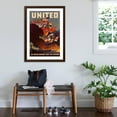 thumbnail image 3 of Art.com United The United Nations Fight for Freedom WWII War Propaganda Art Print, Brown Frame Wall Art, 32" x 44", 3 of 5