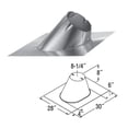 thumbnail image 2 of Duravent 6Dt-F12dsa 6" Class A Chimney Pipe Dead Soft Aluminum Roof Flashing For 7/12 -, 2 of 2