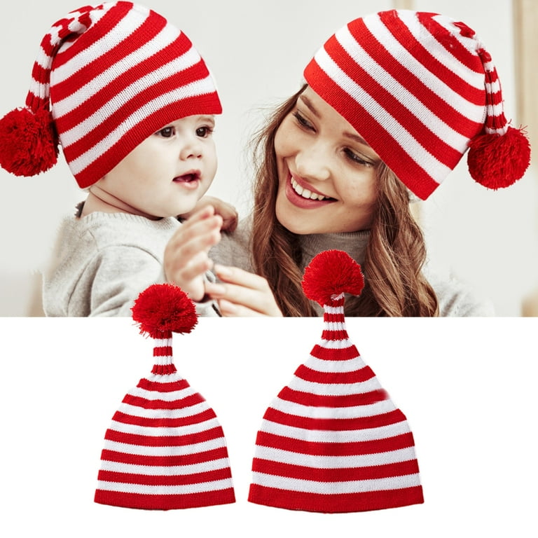 Festival Family Matching Christmas Hat for Parent Child Red