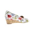 thumbnail image 2 of Aerosoles Womens Application Floral Print Peep Toe Wedges, 2 of 2