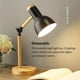 thumbnail image 5 of Luz de lectura con pantalla Advancent lámpara de mesita de noche ajustable iluminación dormitorio sala de estar Negro Luz blanca, 5 of 6