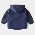 thumbnail image 4 of zuwimk Boys Rain Jacket Kids Lightweight Rain Jackets Waterproof Hooded Windbreaker Outdoor Coats for Boys Girls(5-6 Years,Navy), 4 of 4