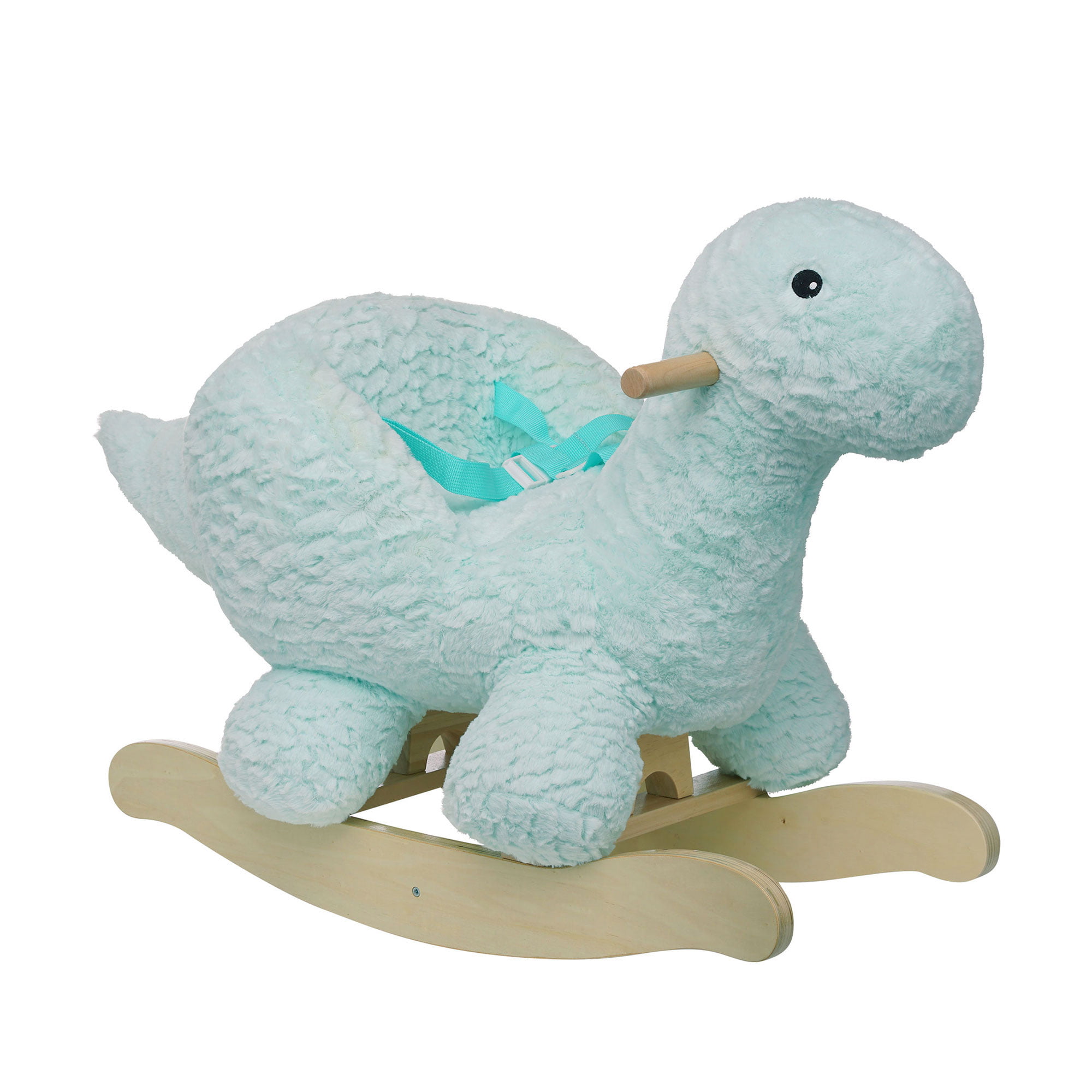Baby Kids Rocking Horse Dinosaur Rocker Toy With Music Wheels and Seat belt 