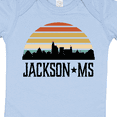 thumbnail image 4 of Inktastic Jackson Mississippi Skyline Retro Boys or Girls Baby Bodysuit, 4 of 5