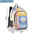 thumbnail image 2 of FORMRS Unisex School Backpack 17" Student Travel Bag with Laptop Compartment, Light Blue Daisy, 2 of 7