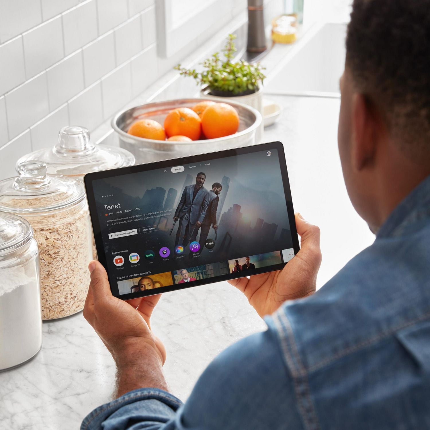 onn. 11 in. Tablet Pro 128 GB Powered by Android, 16 Hours Playtime