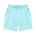 thumbnail image 2 of Toddler Kids Girl Shorts Casual Athletic Casual Shorts Loose Fit Elastic Waistband for Sports Outdoor Activities Girls Bottoms Trousers 6-7T, 2 of 4