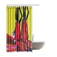 thumbnail image 2 of WOPOP Africa Waterproof Polyester Bathroom Shower Curtain 60x72 Inches, 2 of 2