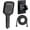 Black suit B, variant on Shower Head with High Pressure, Large Universal Handheld Shower Head, 7 Spray Jet Modes