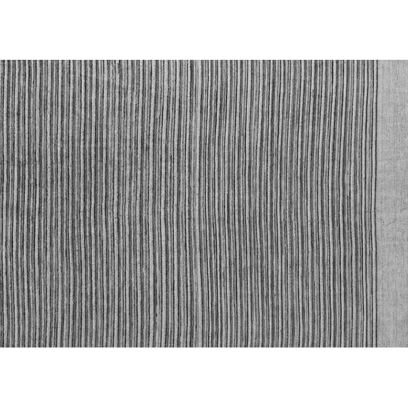 Ahgly Company Indoor Rectangle Abstract Gray Modern Area Rugs, 3' x 5'