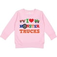 thumbnail image 2 of Inktastic I Love Trucks Toddler Sweatshirt, 2 of 4