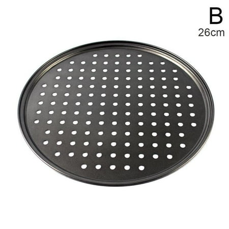 

Round Pizza Plate Pan Dish Tray Carbon Steel Non-stick Mold Baking R5Y1