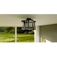 thumbnail image 3 of QSF6193MBK Quoizel Lighting 4 Light Semi-Flush Mount In Modern Style-11.5 Inches Tall and 15 Inches Wide-Matte Black Finish, 3 of 11