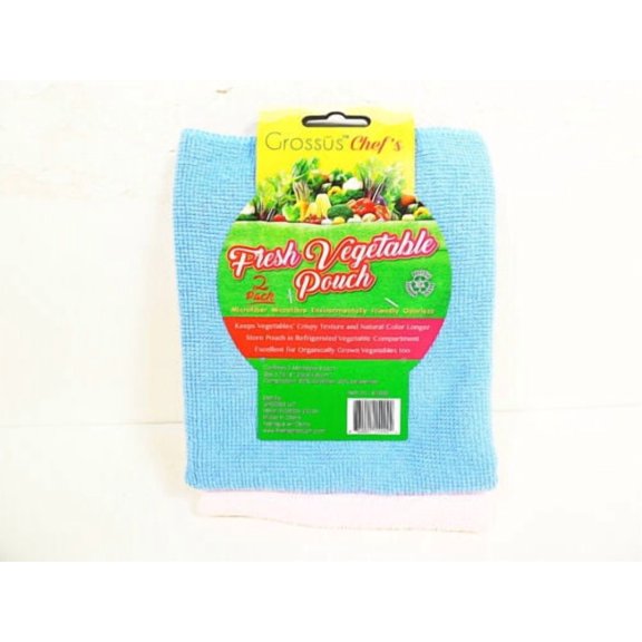 Fruit & Vegetable Pouch Microfiber Fresh Vegetables Storage Pouches