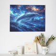 thumbnail image 6 of Balery Beautiful Ocean Dolphin Pattern Canvas Decorative Picture – 30x40in Premium Wall Art, Modern Canvas Print for Home Decor（Horizontal）, 6 of 6