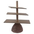 thumbnail image 1 of Halloween Witch Broom Stand Snacks Basket for Fruit Snack Bowl Display Tower, 1 of 5