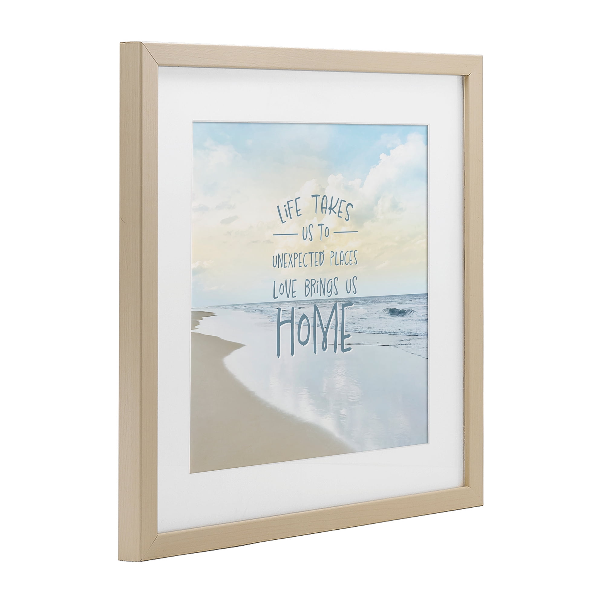 Stupell Industries Love Brings Us Home Inspiration Birch Framed Print Under Glass, design by Natalie Carpentieri