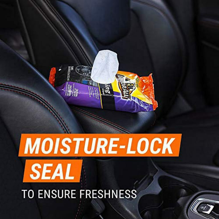 Armor All 10881 Interior Cleaner Car Leather Wipes by , For