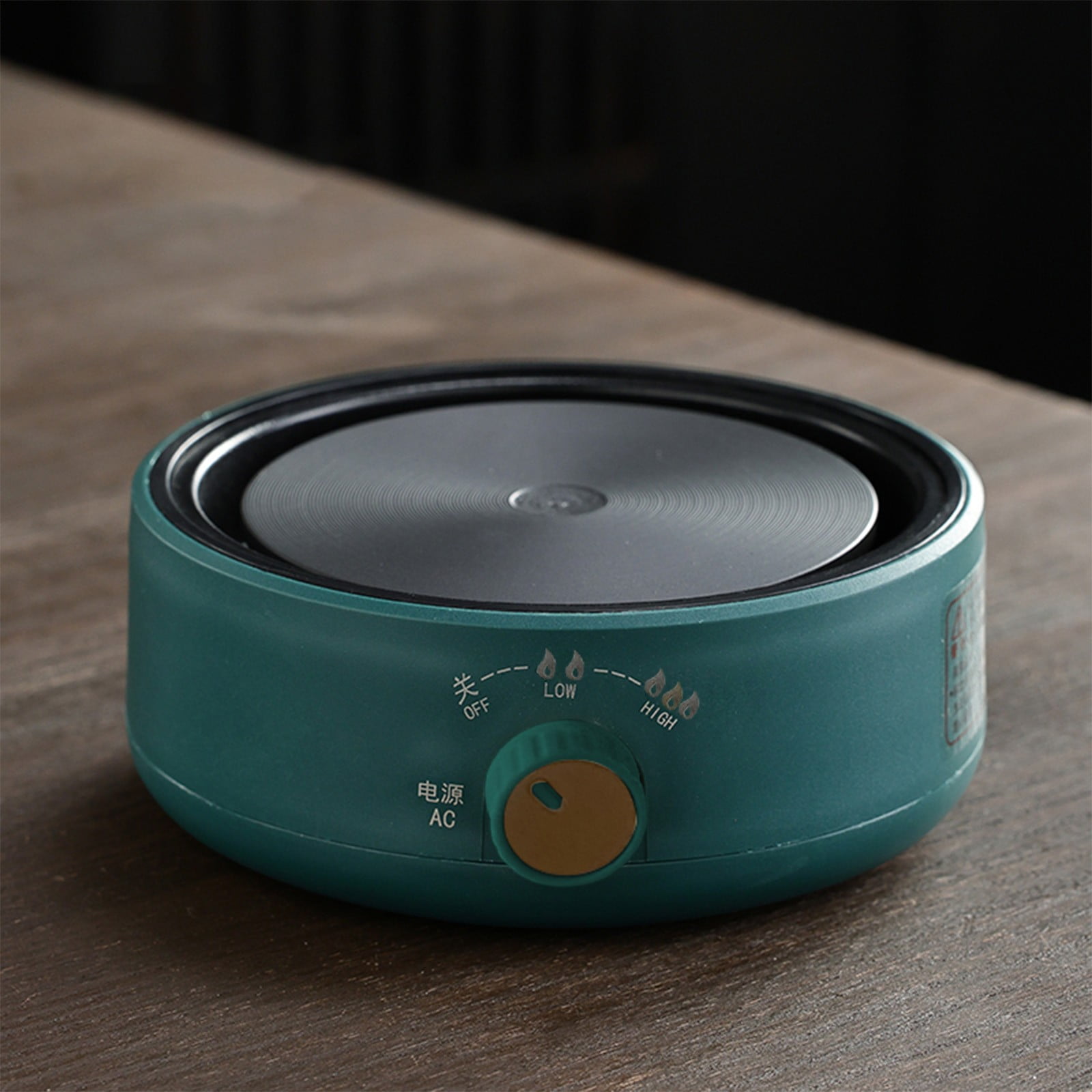 Mini Electrics Stove, 3-Stage Knob Control Hot Plates with Explosion-Proof Panel, Portable Cooker for Flower Tea Kettle, Heating Plates for Precises Temperature