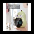 thumbnail image 2 of Reloj Despertador para NiñOs DiseñO de Pera, PosposicióN, Alarmas Triples, 5 Tonos de Llamada - Reloj Despertador Digital Recargable Rosa, 2 of 7
