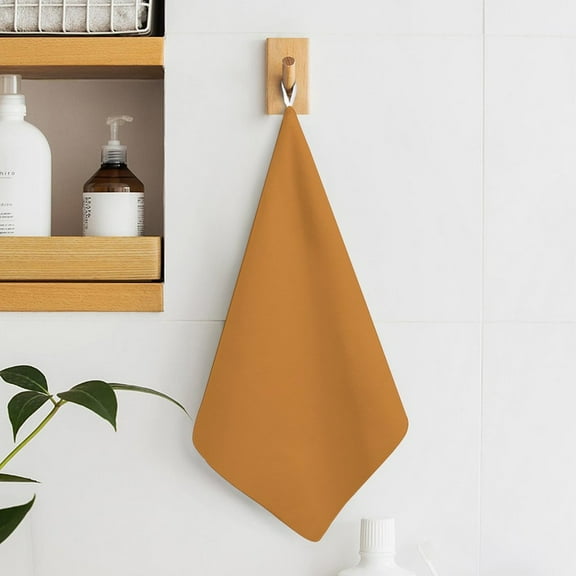 Bronze Towels for Bathroom, Kitchen, Gym, Towels, Soft, Highly Absorbent, Hanging Towel with Hanging Eyelet