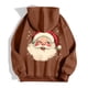 thumbnail image 4 of WILLBEST Sudadera Larga para Mujer, con Estampado Navideño, Cremallera, Manga Larga, Bolsillo y Cordón Ajustable Mediana, 4 of 8