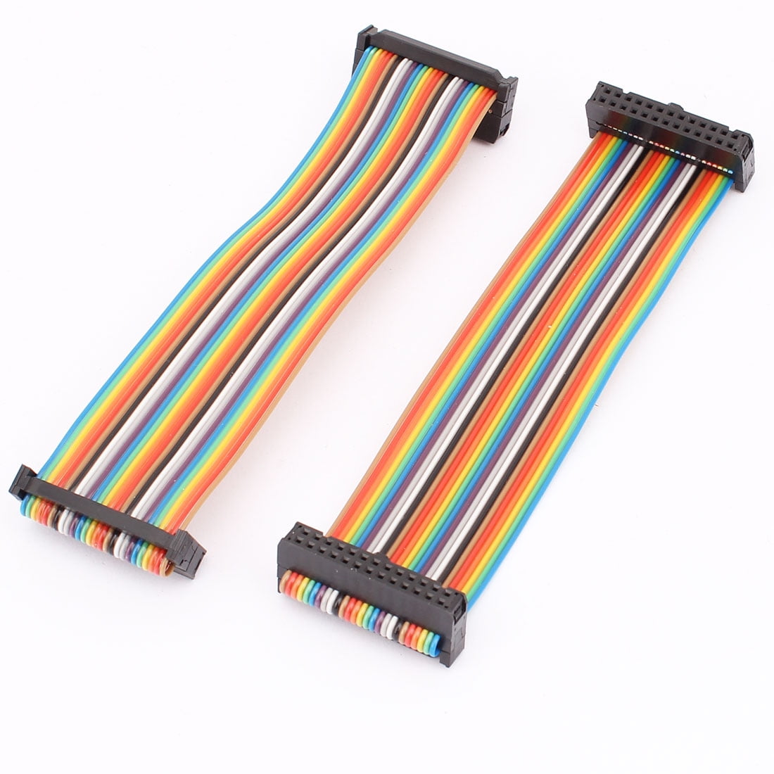 6PCS 2.54mm Pitch 26 Pin 26 Way F/F Rainbow IDC Flat Ribbon Cable Connector 15CM Walmart Canada